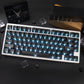 White/Red/Pink/Purple/Green Unmarked Top Frosted Transparent Keycaps