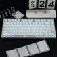 Minimalist White Translucent Keycaps