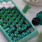 Blue/Red/Purple/Green/Pink Gradient Snow Mountain PBT&PC Keycaps（149 keys）