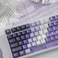 Blue/Red/Purple/Green/Pink Gradient Snow Mountain PBT&PC Keycaps（149 keys）