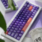 Morning C Late A Misty PC Keycaps White/Red/Black/Blue/Purple Large Complete Set
