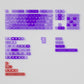 Morning C Late A Misty PC Keycaps White/Red/Black/Blue/Purple Large Complete Set