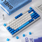 Blue Ocean Sequence Mechanical Keyboard Keycaps — Cherry Profile PBT