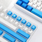 Blue Ocean Sequence Mechanical Keyboard Keycaps — Cherry Profile PBT