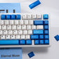 Blue Ocean Sequence Mechanical Keyboard Keycaps — Cherry Profile PBT