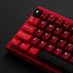 Bordeaux Red PBT&PC Keycap Set