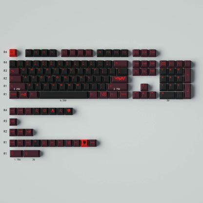 PBT Red Dragon Keycaps