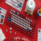 Delaine metallic paint keycaps
