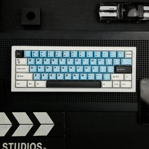 DY Cloud Rain Mechanical Keyboard Keycaps — Nature-Inspired Ink Wash Design