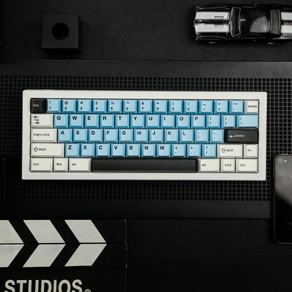 DY Cloud Rain Mechanical Keyboard Keycaps — Nature-Inspired Ink Wash Design