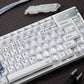 Asuka Chaotic Lines Edition Mechanical Keyboard Keycaps — Cherry Profile | Black Standard Legends + White Transparent PC Novelty Set