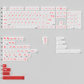 Morning C Late A Misty PC Keycaps White/Red/Black/Blue/Purple Large Complete Set
