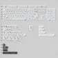 Morning C Late A Misty PC Keycaps White/Red/Black/Blue/Purple Large Complete Set