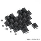 Morning C Late A Misty PC Keycaps White/Red/Black/Blue/Purple Large Complete Set