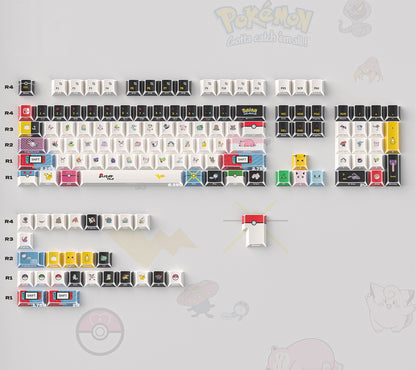 cherry - Pokémon Folded Shadow Side-Reflecting Keycap Set