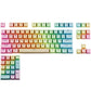 Yong Qiu "Rainbow Gradient" Premium Custom Keycap Set | Cherry Profile
