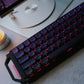 Black Purple Gradient Keycaps — MAO Profile PBT Dye-Sub
