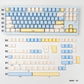 White Peach Oolong/Sea Salt Vapor Translucent Keycaps