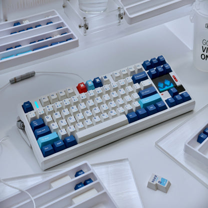 Yong Qiu "Key Switch" Retro Blueprint Keycap Set | Cherry Profile