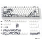 Ukiyo-e Side Engraved Translucent PBT Keycaps