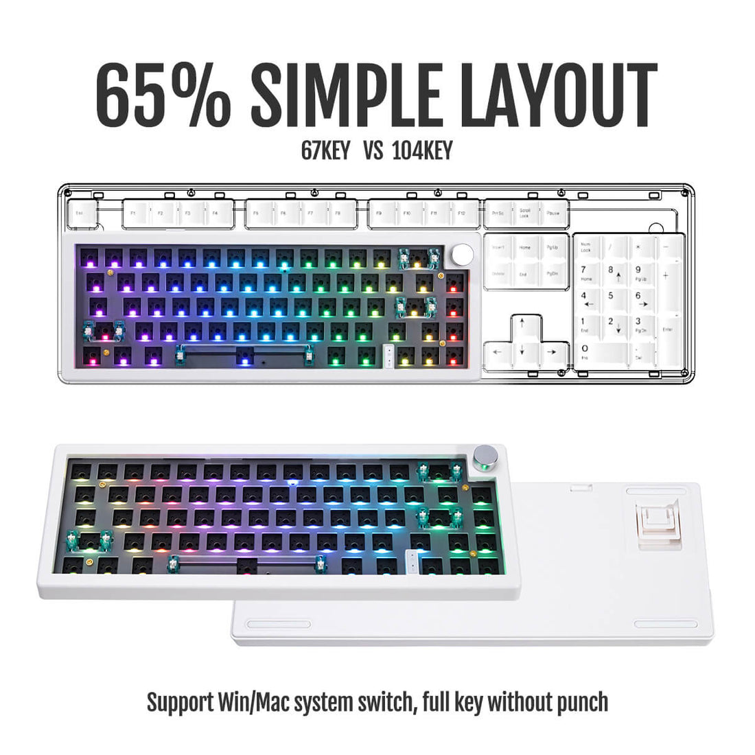 ZUOYA GMK67 Keyboard Kit