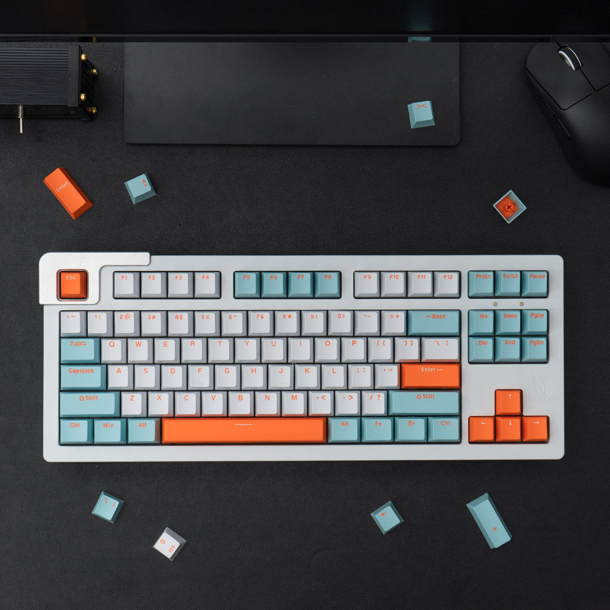 Salmon Keycaps