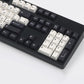 155 Keys PBT DYE-SUB Black White Theme Minimalist Keycap