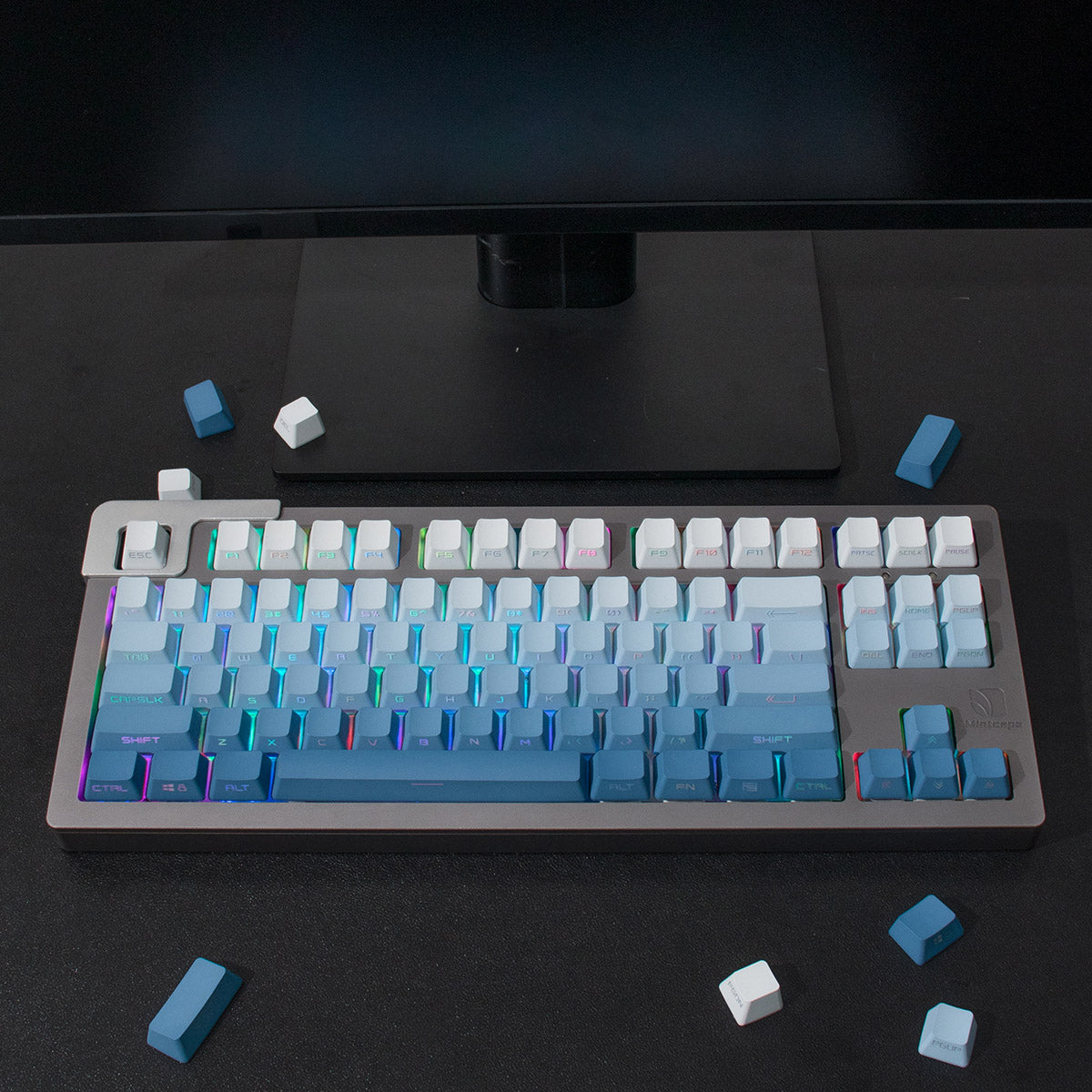 Gradient Blue Keycaps