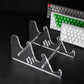 3-Tier Transparent Mechanical Keyboard Holder