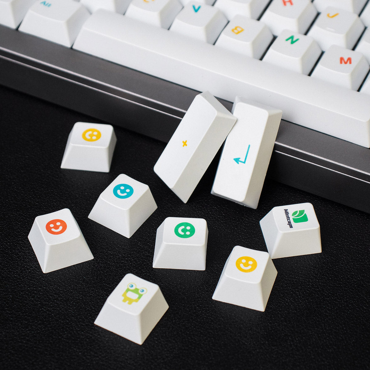 Key Cap Ten Cool Kids Keycap Cherry Profile Pbt Keycap Dye-Sub English minimalist ...