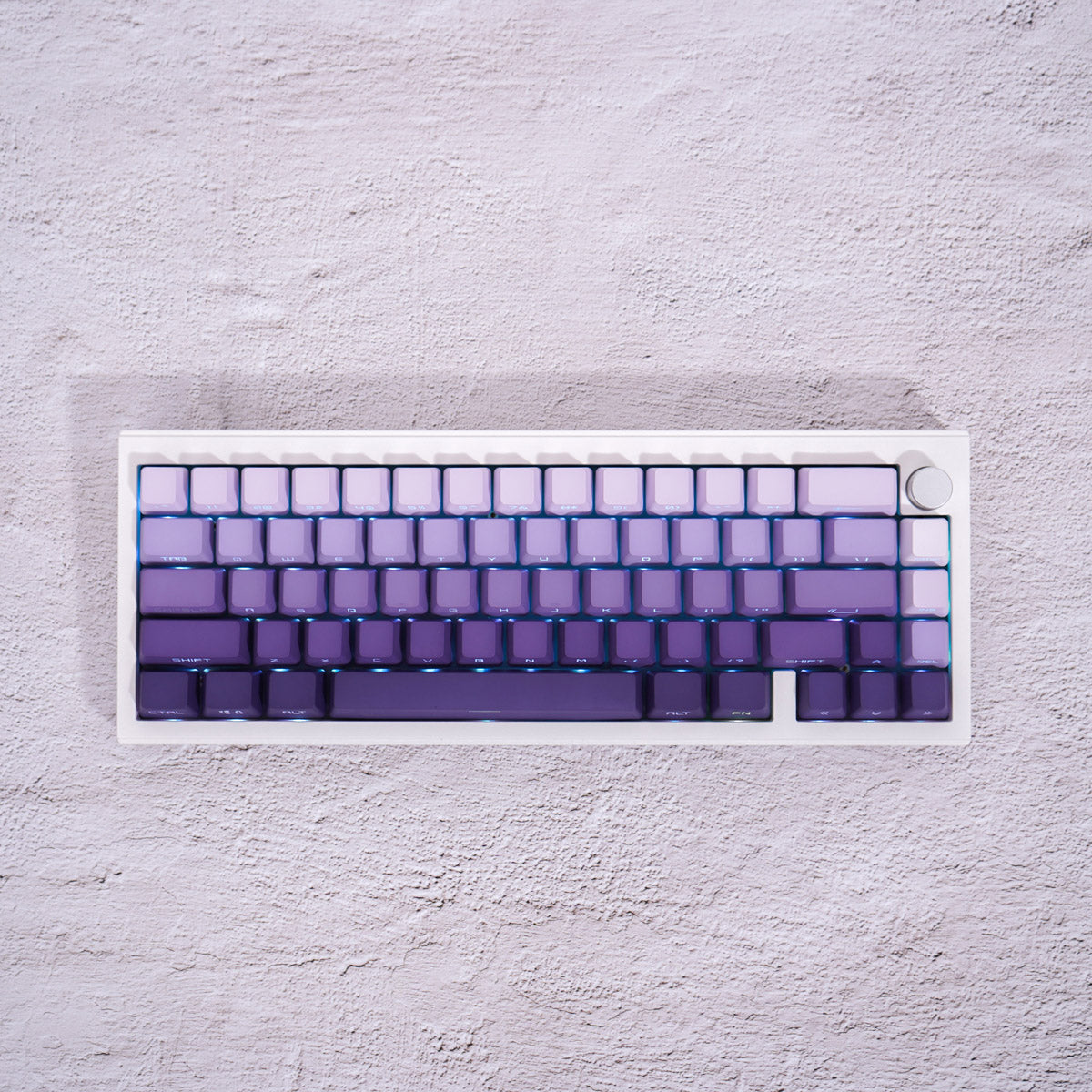 Dark Fragrance Gradient Purple Keycaps