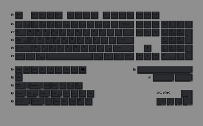 Black on Black Keycaps