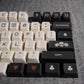 132 Keys Bliss Ball Cap Keycap Bone Color Big Carbon Dice Keycaps